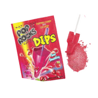 Pop Rocks Popping Candy With Lollipop And Tattoo Strawberry And Cola - 30 Packs
