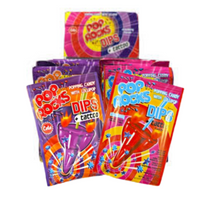 Pop Rocks Popping Candy With Lollipop And Tattoo Strawberry And Cola - 30 Packs
