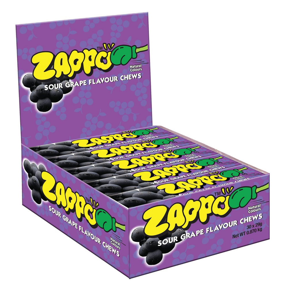 Zappo Chews Grape - 30 Pack