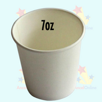 White 7oz Disposable x 500 Paper Cups 207ml Water Dispenser Cooler Cup - Aussie Variety-AU Ancel Online
