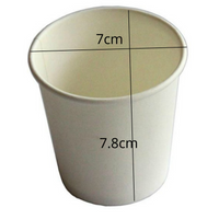 Disposable 7oz White 207ml Paper Cups x 100 Water Dispenser Cooler - Aussie Variety-AU Ancel Online