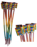 Giant Rainbow Sherbet Straw 13g  - 20 Pack - Aussie Variety-AU Ancel Online
