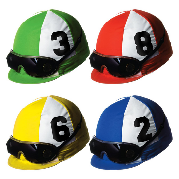 Jockey Helmet Cutout 36cm 4 Piece Pack Decorations - Aussie Variety-AU Ancel Online